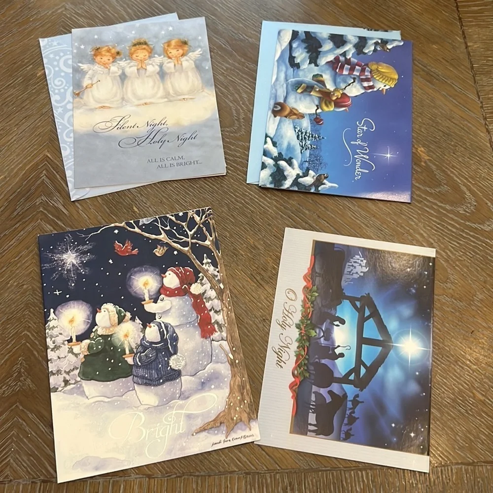 Lot of 24 Christmas greeting cards